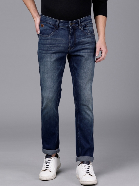 

WROGN Men Blue Slim Fit Mid-Rise Clean Look Jeans