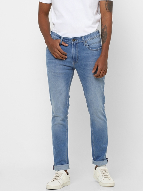 

Jack & Jones Men Blue Ben Skinny Fit Low-Rise Clean Look Stretchable Jeans