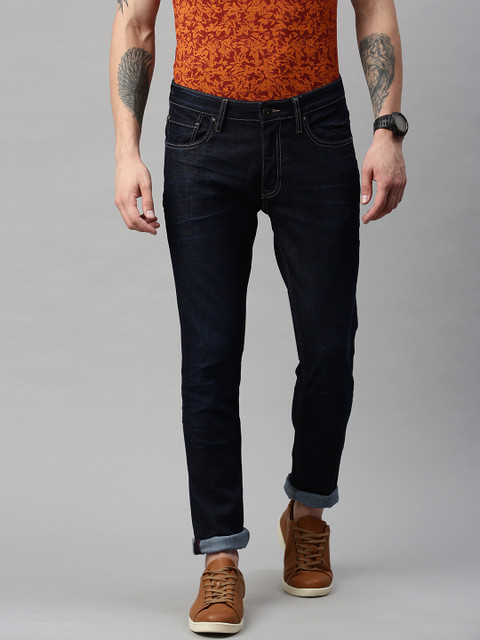 

Jack & Jones Men Blue Ben Skinny Fit Low-Rise Stretchable Jeans