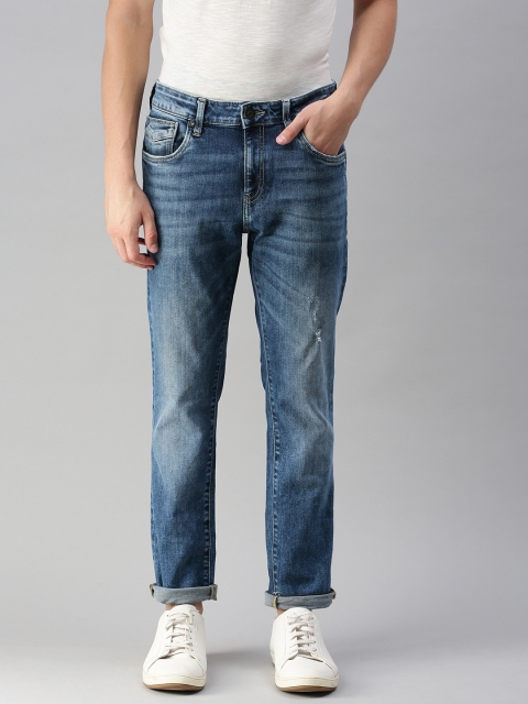

Jack & Jones Men Blue Skinny Fit Mildly Distressed Heavy Fade Jeans