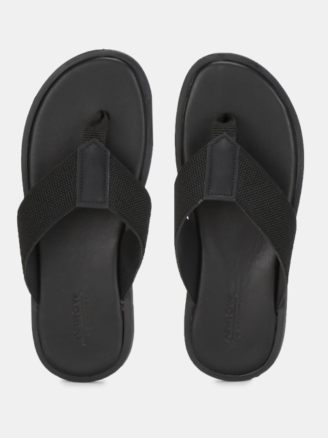 

Arrow Men Black Leather Sandals