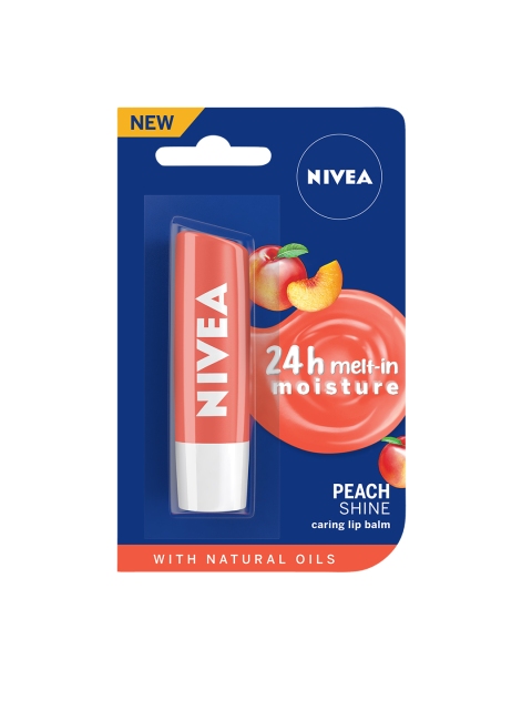 

Nivea Women Caring Lip Balm Peach Shine 4.8 g