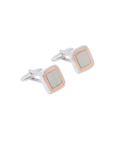 

shaze Silver-Toned Square Cufflinks