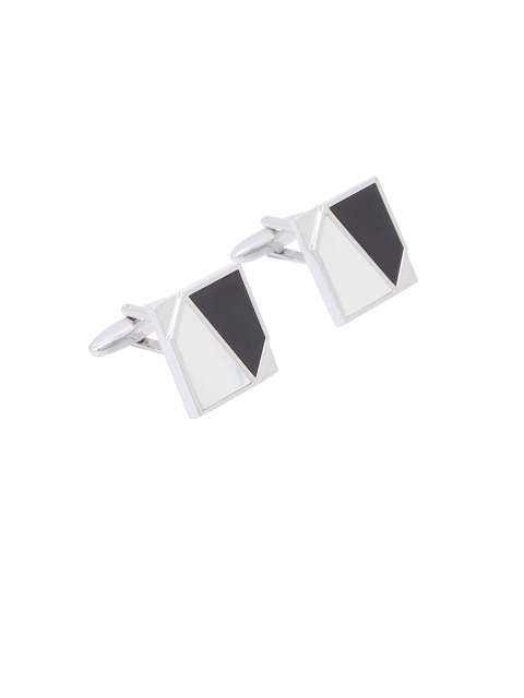 

shaze Silver-Plated Square Cufflinks