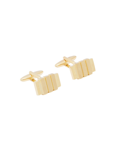 

shaze Silver-Plated Quirky Cufflinks, Gold