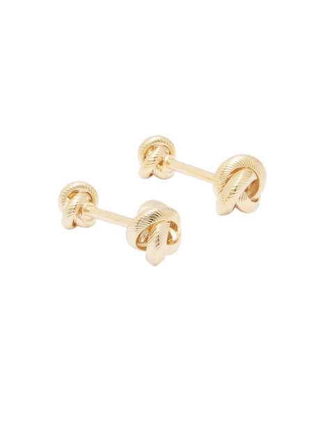 

shaze Silver-Plated Quirky Cufflinks, Gold