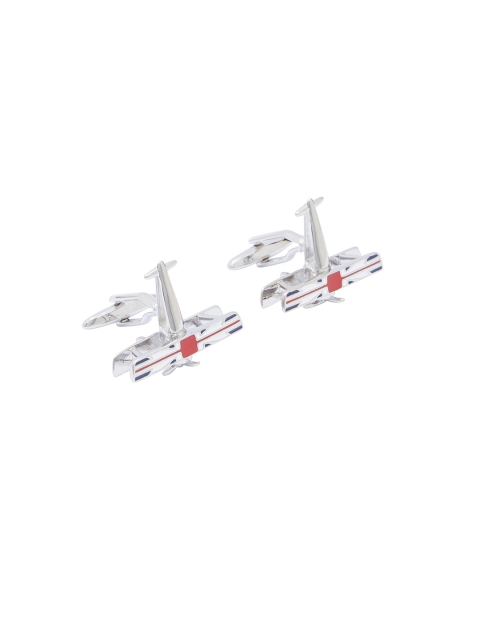 

shaze Silver-Plated Quirky Cufflinks