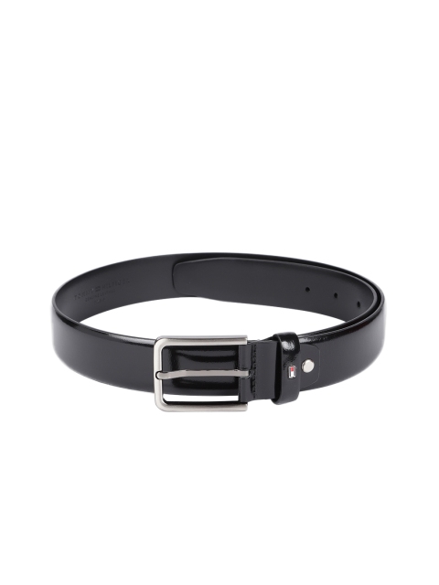 

Tommy Hilfiger Men Black Solid Leather Belt