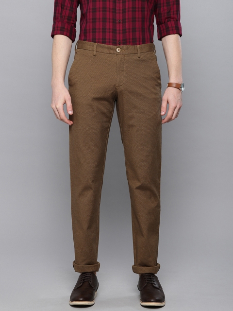 

Louis Philippe Sport Men Brown Slim Fit Self Design Chinos