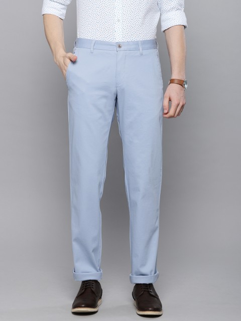 

Louis Philippe Sport Men Blue Slim Fit Solid Smart Casual Chinos