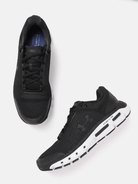 

UNDER ARMOUR Men Black HOVR Infinite Woven Design Bluetooth Running Shoes