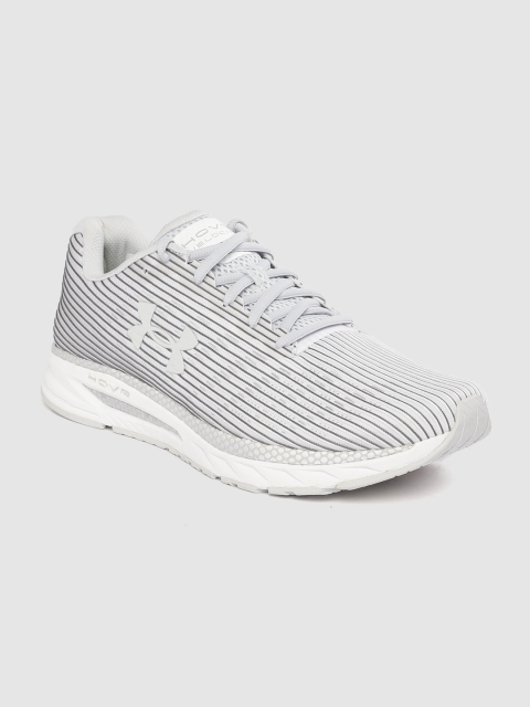 

UNDER ARMOUR Men Grey HOVR Velociti 2 Striped Running Shoes