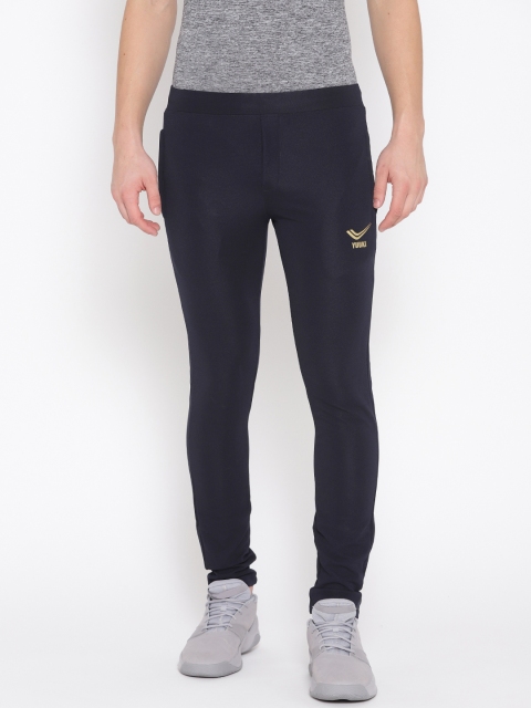 

Yuuki Men Navy Blue Solid Straight Fit Running Track Pants