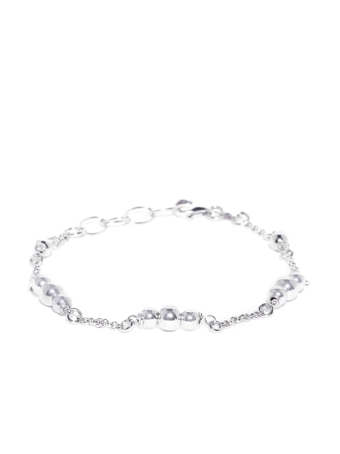 

Carlton London Silver-Toned Rhodium-Plated Bracelet