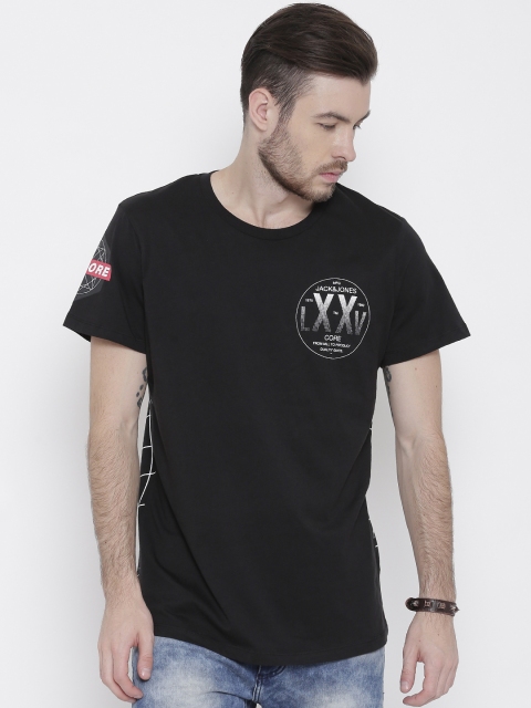 

Jack & Jones Black Printed T-shirt