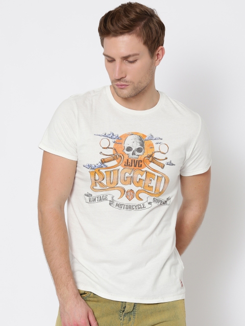 

Jack & Jones White Printed T-shirt
