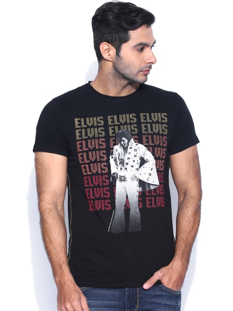 

Jack & Jones Black Elvis Presley Printed T-shirt