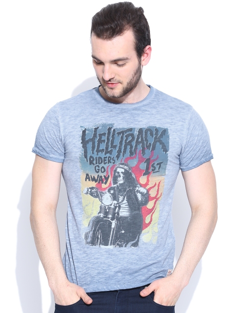

Jack & Jones Blue Printed T-shirt