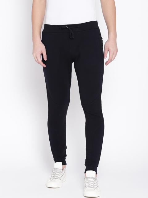 

Blackberrys Men Navy Blue Solid Joggers
