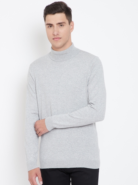 

Marks & Spencer Men Grey Melange Solid Sweater