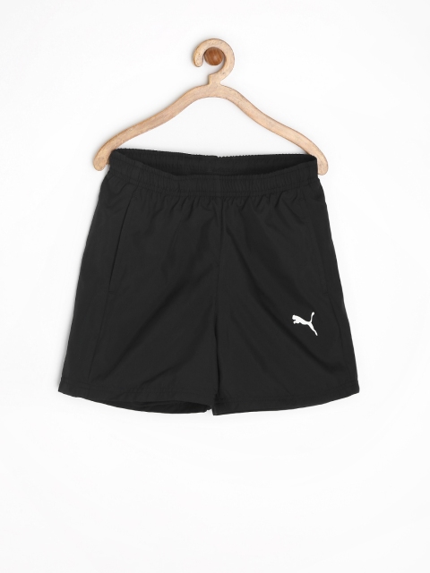 PUMA Boys Black Sports Shorts available at myntra for Rs.479