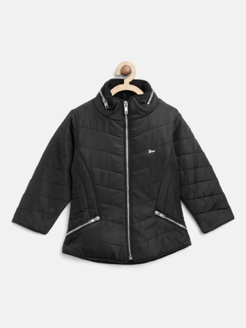 

Okane Girls Black Solid Padded Jacket