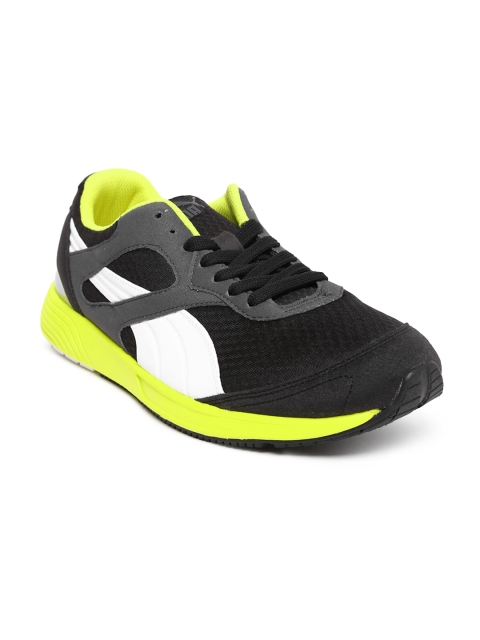 

PUMA Men Black & Neon Green FTR TF-Racer Casual Shoes