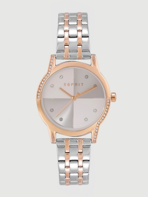 

ESPRIT Women Silver-Toned Textured Analogue Watch ES906592012