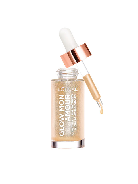 

LOreal Paris Glow Mon Amour Highlighting Drops - Sparkling Love 01 15 ml, Gold