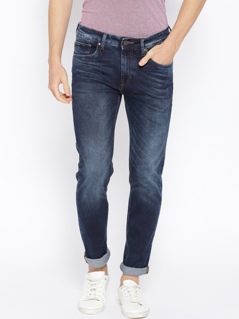 

Blackberrys Men Navy Blue Skinny Fit Low-Rise Clean Look Stretchable Jeans