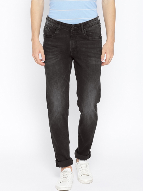 

Blackberrys Men Charcoal Grey Slim Fit Low-Rise Clean Look Stretchable Jeans