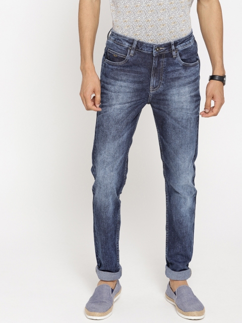 

Blackberrys Men Blue Skinny Fit Low-Rise Clean Look Stretchable Jeans