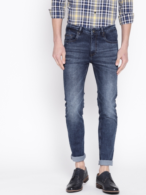 

Blackberrys Men Navy Blue Skinny Fit Low-Rise Clean Look Stretchable Jeans