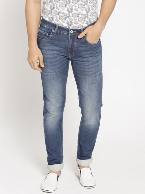 

Blackberrys Men Blue Skinny Fit Low-Rise Clean Look Stretchable Jeans