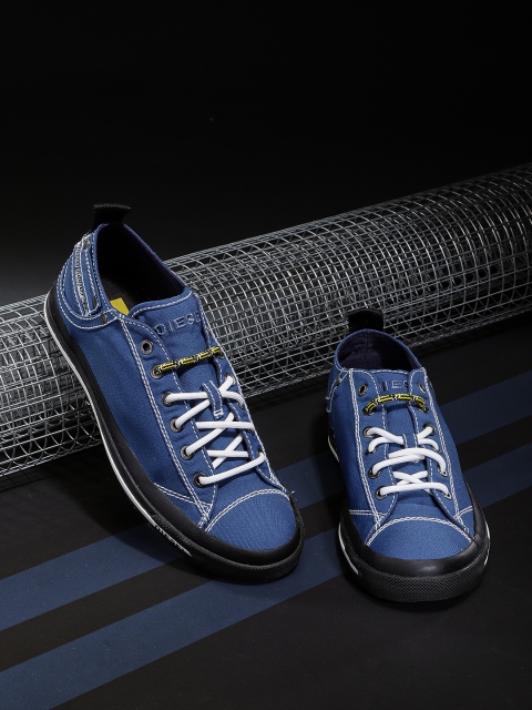 

DIESEL Men Blue Sneakers