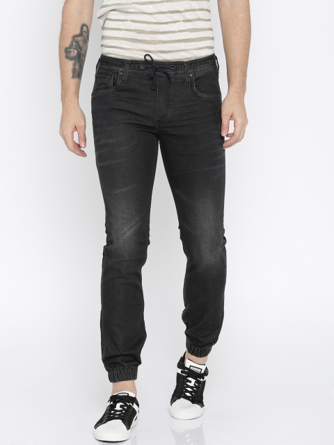 

Jack & Jones Charcoal Grey Washed Comfort Mike Fit Joggers