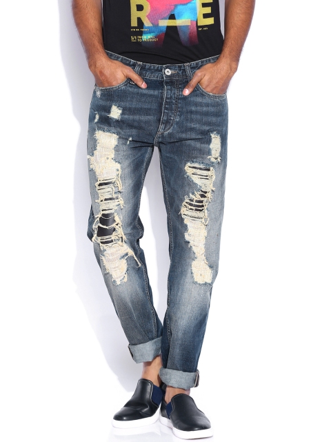 

Jack & Jones Blue Erik Anti Fit Jeans