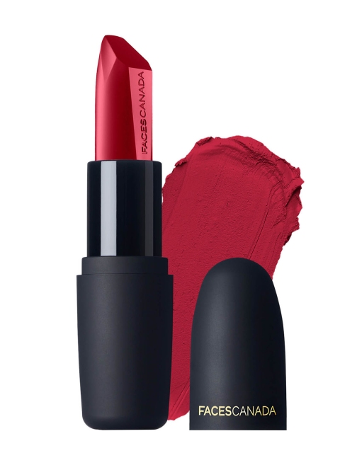 

Faces Canada Weightless Matte Hydrating Lipstick with Almond Oil - Alluring Pink 18, Red