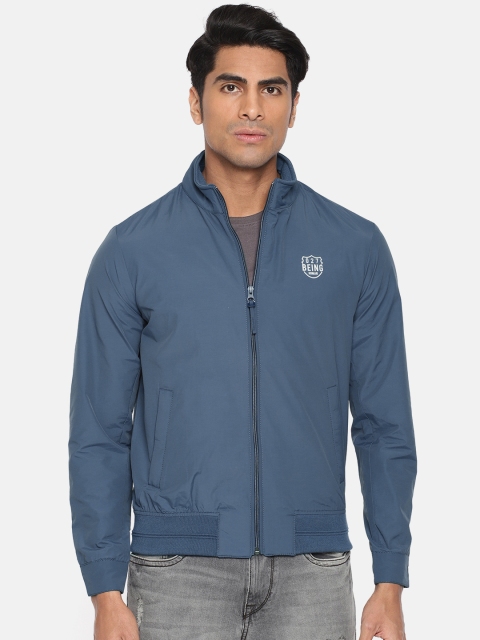 

Being Human Men Blue Solid Jacket