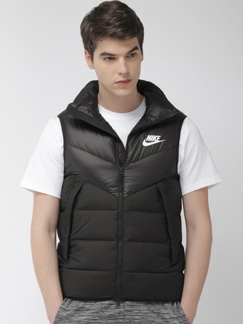 

Nike Men Solid Windrunner Puffer Standard Fit Jacket 928860-010, Black