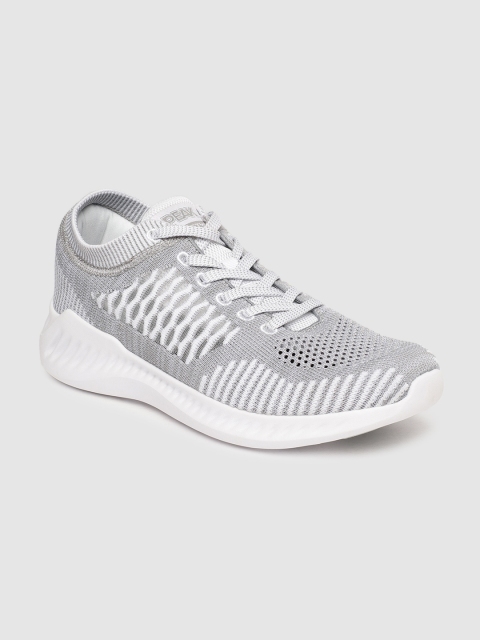 

PEAK Men Grey & White Sneakers