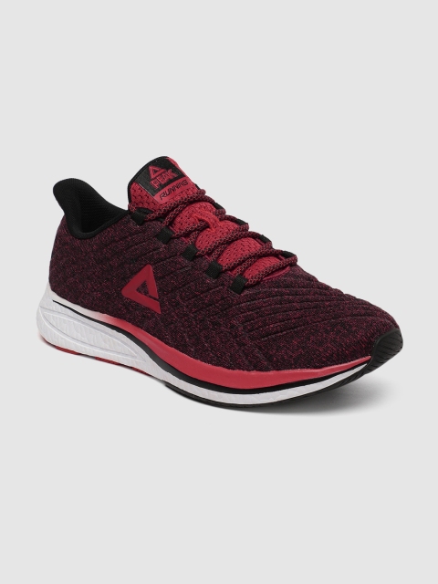 

PEAK Men Red & Black Running Shoes