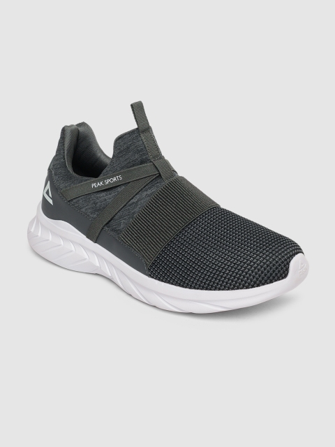 

PEAK Men Grey Slip-on Sneakers