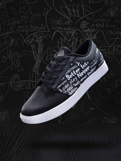 

PEAK Men Black Printed CULTURE Sneakers