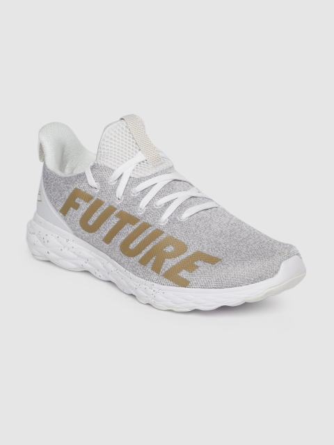 

PEAK Men Off-White Printed Running Shoes