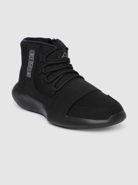 

PEAK Men Black Mid-Top Basketball Shoes