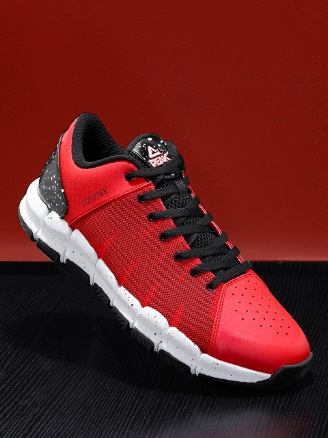 

PEAK Men Red & Black Basketball Shoes