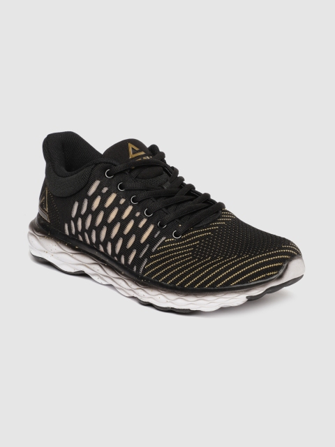 

PEAK Men Black & Beige CUSHION Running Shoes