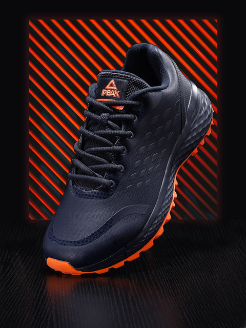 

PEAK Men Navy Blue Running Shoes