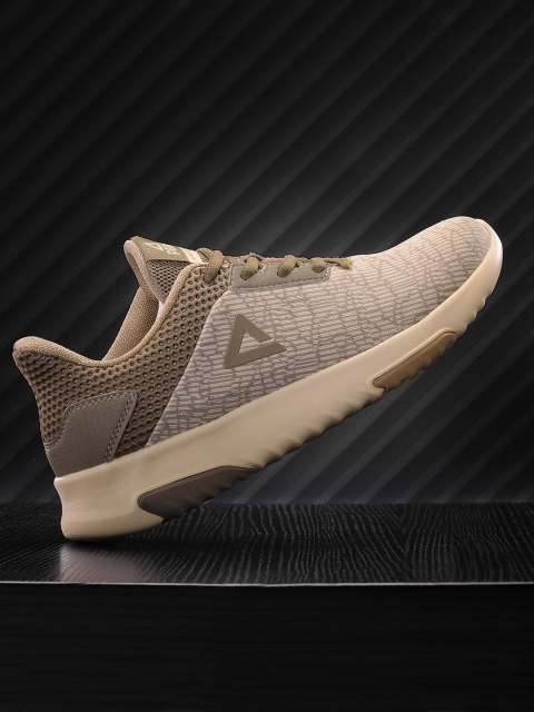 

PEAK Men Grey Running Shoes